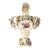 Dresden Footed Bowl With Angels and Three Dimensional Flowers For Sale