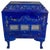 Small French Art Deco Blue Enamelled Coal Stove, 1890s For Sale - Image 10 of 10