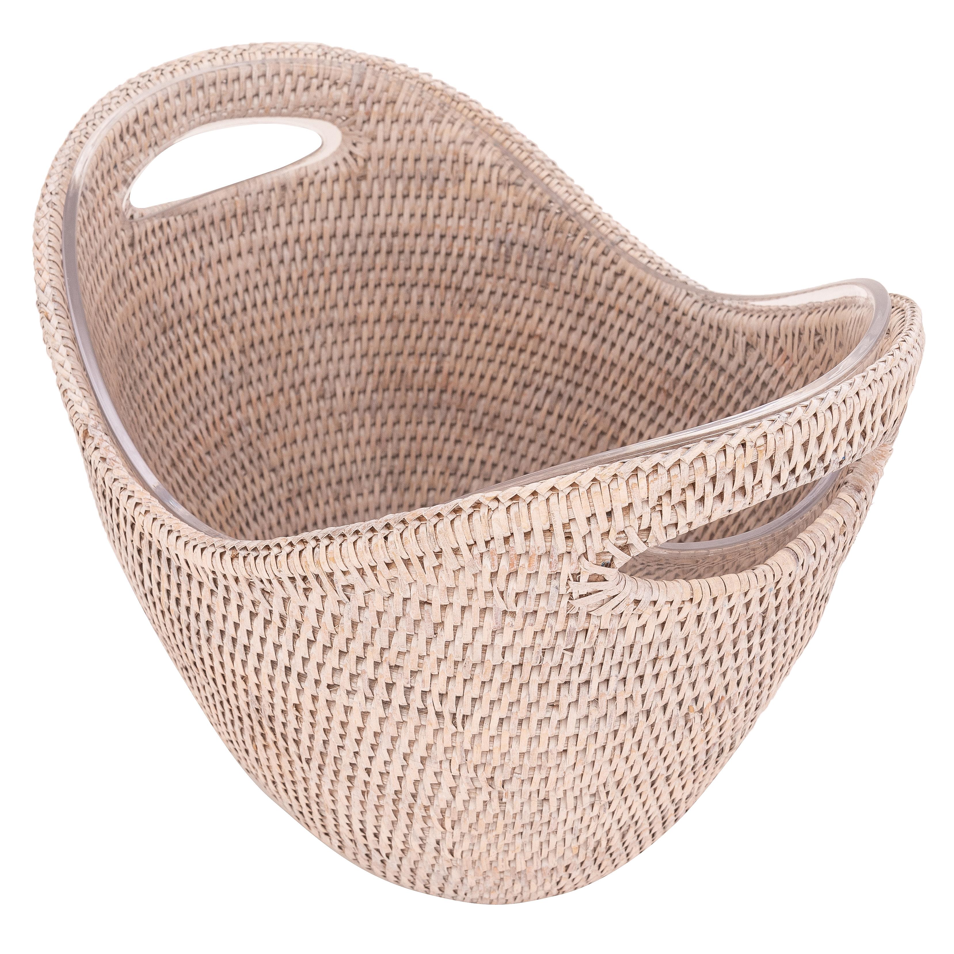 Artifacts Trading Company Rattan Champagne Bucket - Thumbnail 3