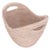Boho Chic Artifacts Rattan Champagne Bucket with Acrylic Insert in White For Sale - Image 3 of 4