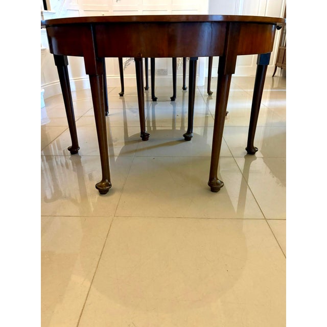 Antique Georgian Figured Mahogany Metamorphic Dining Table, 1780s For Sale - Image 16 of 18