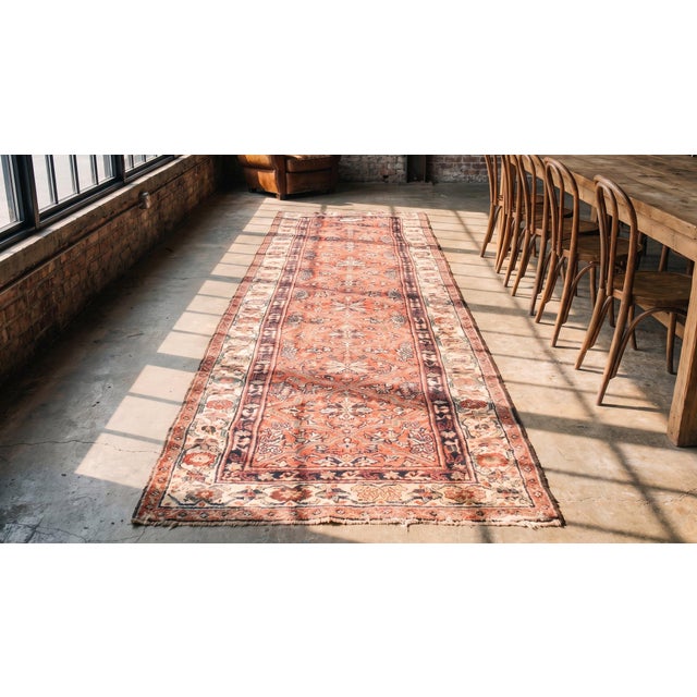 Textile Remarkable Red Color With Medallion and Floral Design Antique N W Persian Rug For Sale - Image 7 of 9