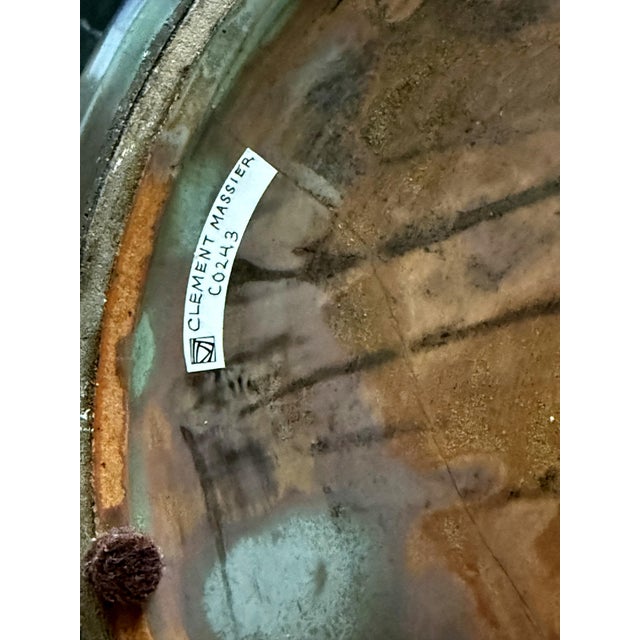 Large French Ceramic Vase with Iridescent Glaze by Clement Massier For Sale - Image 14 of 18