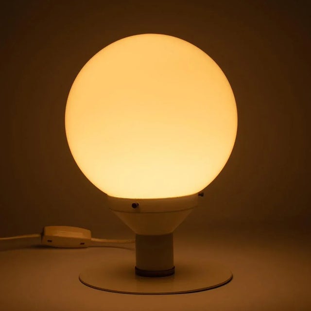 Metal Vintage Polish Table Lamp from Computex, 1980s For Sale - Image 7 of 8