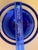Glass Handblown Art Glass Bowl Beranek Czech Artsy Cobalt Blue Centerpiece 9"d X 4"h For Sale - Image 7 of 12