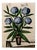 Vintage Tapestry Canvas The Blue Hydrangeas by Bernard Buffet, 1971 For Sale