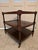 Wood Vintage Ethan Allen Style Mid Century Three Tier Table For Sale - Image 7 of 8