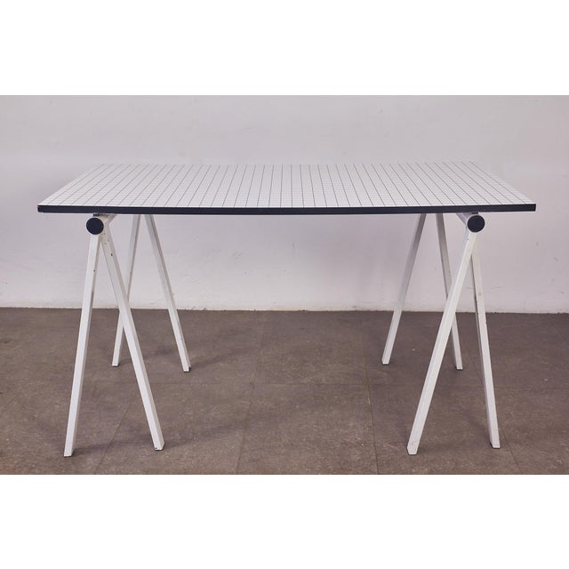 Black Postmodern Rodney Kinsman Desk from Bieffeplast, 1980s For Sale - Image 8 of 14