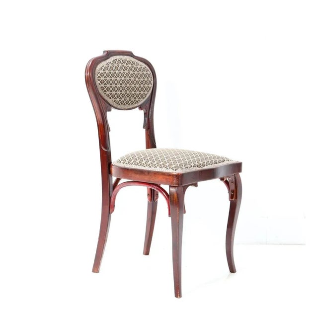 Wood Vienna Secession Side Chairs by Jacob & Josef Kohn, 1900s, Set of 4 For Sale - Image 7 of 13
