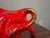 Large Pair of 1950s MCM Glossy Firehouse Red and Gilded Kt Gold Paint Accents Ceramic Fighting Bull and Matador Figurines For Sale - Image 9 of 12