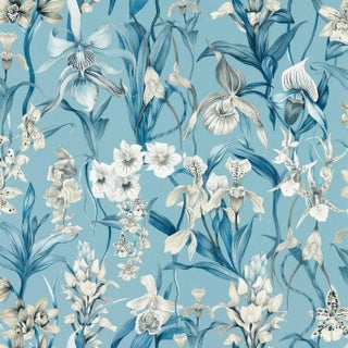 Harlequin Kalina Wallpaper in Celestial/Murmuration/Awakening For Sale