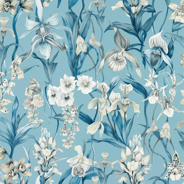 Harlequin Kalina Wallpaper in Celestial/Murmuration/Awakening For Sale