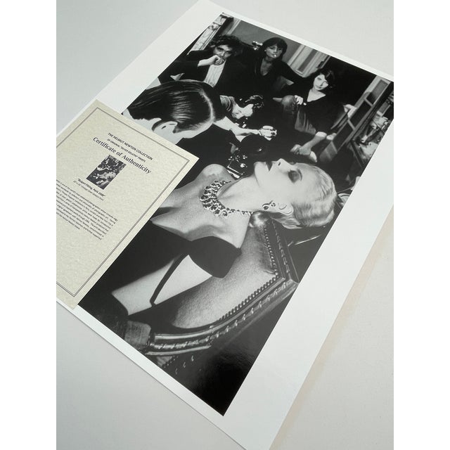 Vintage "Bulgari Fitting, Paris 1980" Silver Gelatin Print by Helmut Newton For Sale - Image 4 of 7