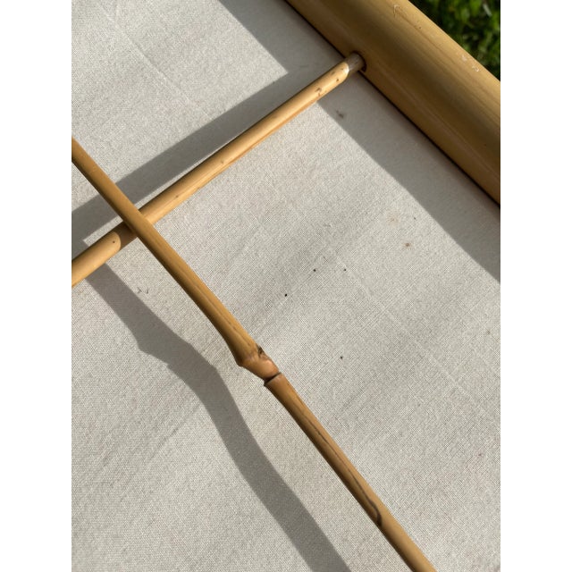 Large Bamboo and Fabric Lantern For Sale - Image 9 of 9