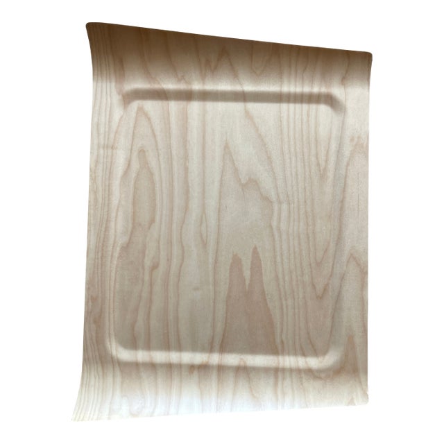 1980s Jean Pierre Boutillier Bentwood Molded Sculpture Tray Axis Paris France For Sale