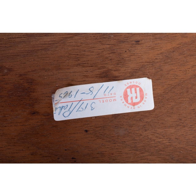 Oval Coffee Table from Odense Møbelfabrik, 1960s For Sale - Image 10 of 11