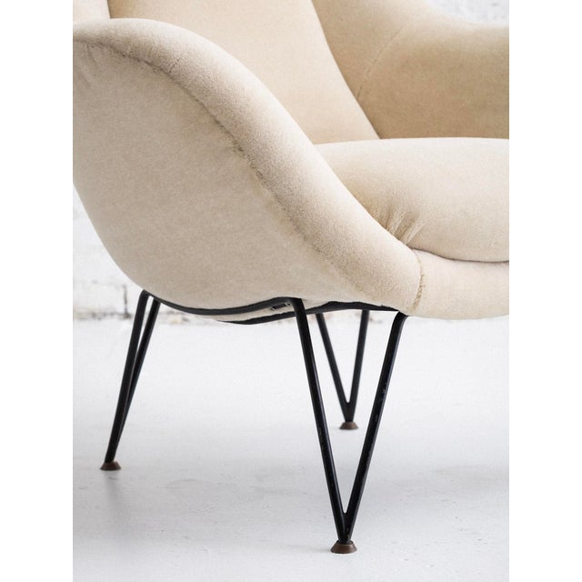 1950’s Italian Womb Chair by Lenzi Italy For Sale - Image 4 of 8