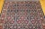 Vintage Persian Tabriz Afshan Rug, Handwoven Allover Geometric Caucasian Kuba Pattern, Navy & Red, 7’ X 10' For Sale - Image 9 of 12