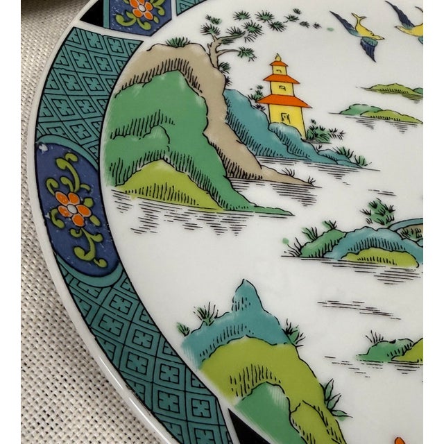 Vintage Chinese Garden Taste Setter by Sigma Set - 8pcs For Sale - Image 9 of 12