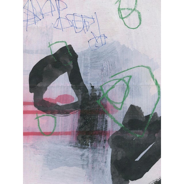 Contemporary "Wd967" Abstract Work on Paper by M. P. Landis - Warehouse Drawing Series For Sale - Image 3 of 9