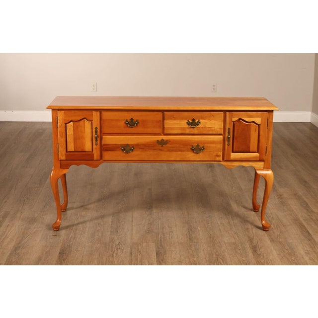 Nathan Hale Natural Finish Solid Cherry Sideboard For Sale - Image 14 of 18