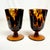 Mid-Century Hollywood Regency Murano Tortoise Wine Goblets - Set of 13. For Sale - Image 11 of 11