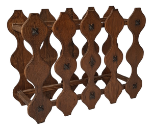Wooden Wine Rack, 1960s