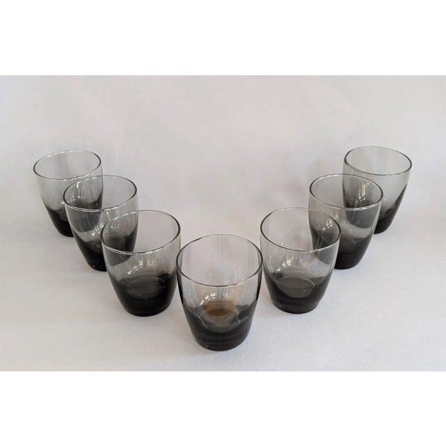 Libbey Smoke Gray Lowball Glasses - Set of 8 For Sale In Raleigh - Image 6 of 11