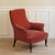 Antique Velvet Armchair with Turned Legs on Casters, 1880s For Sale - Image 14 of 14
