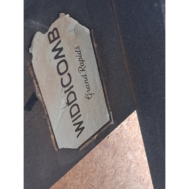 Widdicomb Widdicomb Side Table W/ Verre E'glomise Top & Resin Sides, Circa 1960's For Sale - Image 4 of 11