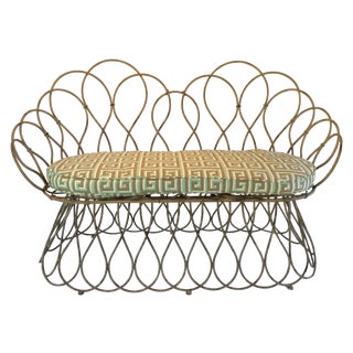 Shabby Chic Patio Settee For Sale