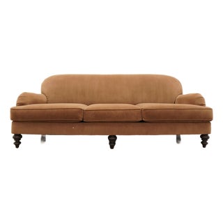 Vintage Ralph Lauren English Roll Arm Sofa For Sale
