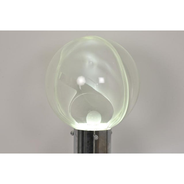 Black Italian Floor Lamp in Murano attributed to Toni Zuccheri for Mazzega, 1968 For Sale - Image 8 of 18