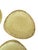 Adiano Tolomei Fortunata Casa Mia Green Triangular Plates Italy Set of 4 For Sale - Image 4 of 6