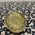 French Vintage Brass Trinket or Jewelry Dish Featuring an Ornate, Embossed (Repoussé) Fruit and Vegetable Motif For Sale - Image 3 of 5