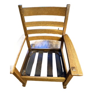 Early 20th Century Charles P. Limbert Arts & Crafts Rocking Chair For Sale