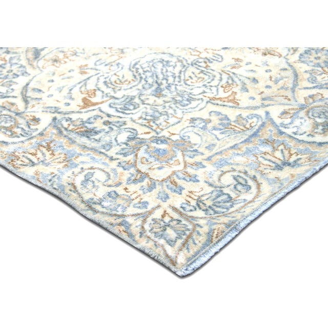 Transitional 1940s Persian Kerman Rug For Sale - Image 3 of 6