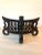 Chinoiserie Vintage Chinoiserie Pierced Carved Wood Bowl Plant Stand For Sale - Image 3 of 7