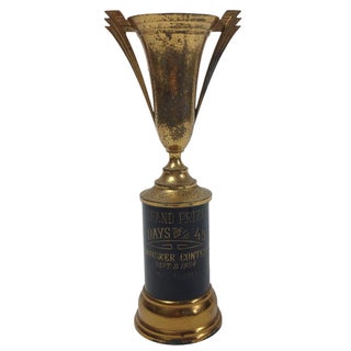 Vintage Trophy - Days of '49 Whisker Contest 1954 For Sale