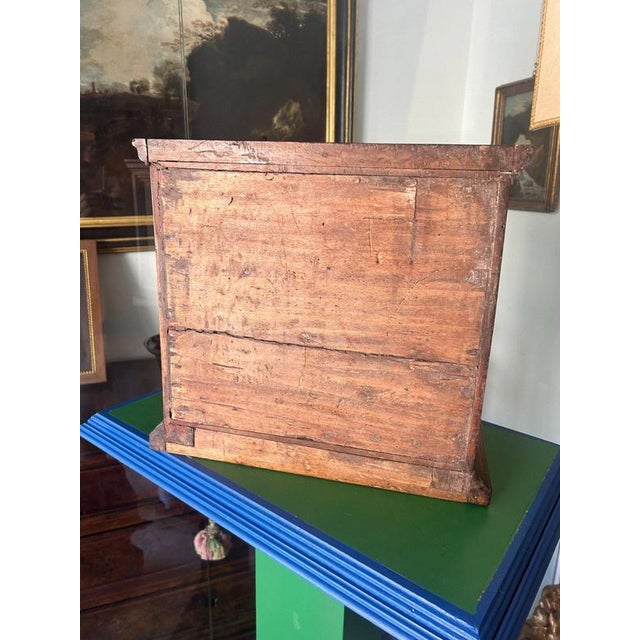 Brown Small and Carthusian Inlay Money Chest For Sale - Image 8 of 11