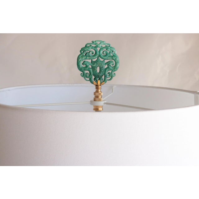 Chinoiserie Chinese Republic Period Ginger Jar Table Lamp For Sale - Image 3 of 8