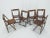 1960s Mid-Century Folding Chairs by Aldo Jacober for Alberto Bazzani, 1960s, Set of 6 For Sale - Image 5 of 15