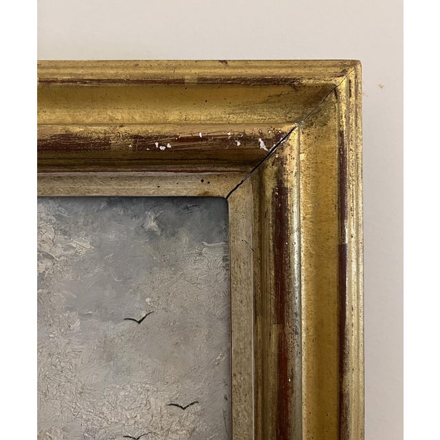 Frederick Reginald Donat, Woman with Fish Net, Oil on Wood, Framed For Sale - Image 9 of 15