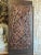 1920s Vintage Carved Wood Lotus Lattice Barn Door – Ornate Room Divider & Wall Panel 92.5x40.5 For Sale - Image 5 of 7