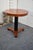 Ethan Allen Black Cherry Round Pedestal Accent Table Biedermeier Empire Style For Sale - Image 12 of 16
