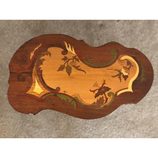 Art Deco Art Deco Marquetry Inlay Nesting Tables - Set of 3. For Sale - Image 3 of 6