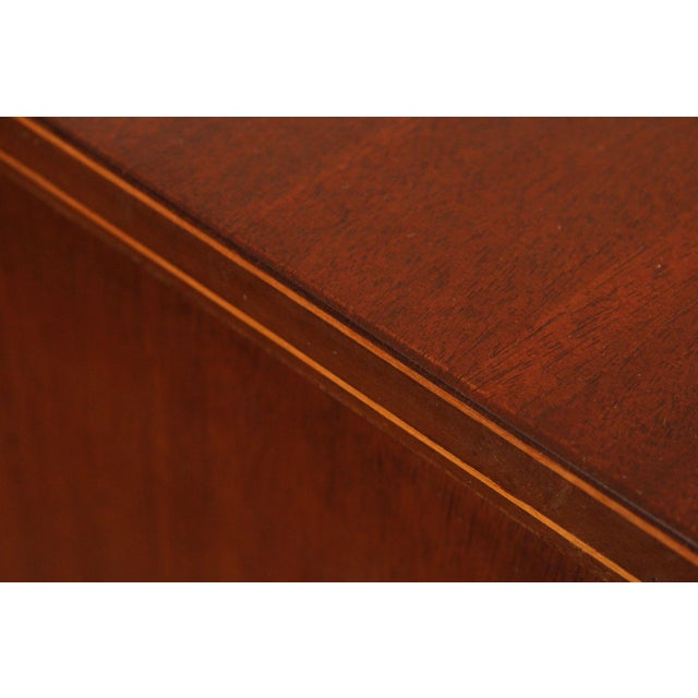 Brown Biggs Hepplewhite Style Mahogany Chest of Drawers For Sale - Image 8 of 18