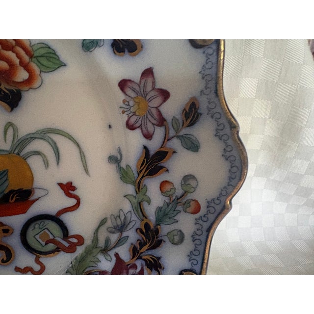 Imari Style English 19th Century Plate For Sale - Image 11 of 14