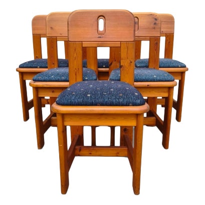 Teak Dining Chairs from WASA, Set of 6 For Sale