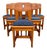 Teak Dining Chairs from WASA, Set of 6 For Sale